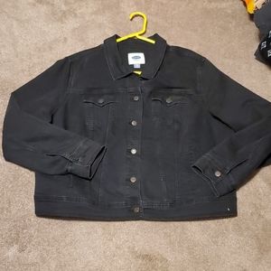 Old Navy Black Jean Jacket